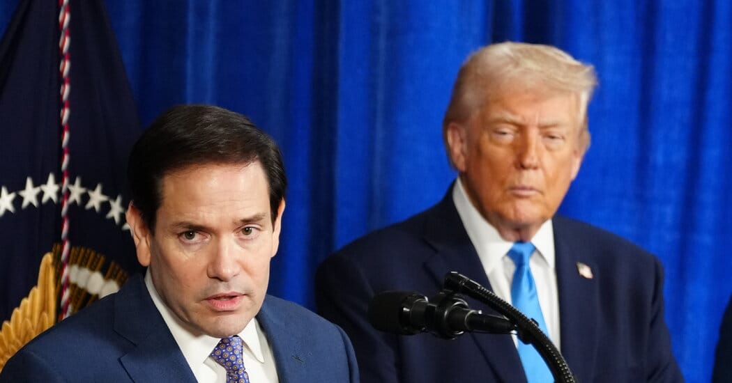 Rubio says U.S. will keep military 'quarantine' on Venezuela oil exports — Static01.nyt.com