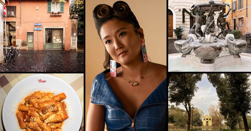 Ashley Park lists five favorite Rome spots while filming Emily in Paris season set there — Static01.nyt.com