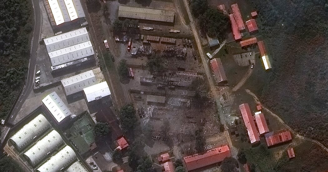 Satellite images show damage at Fuerte Tiuna after capture of Nicolás Maduro — Static01.nyt.com