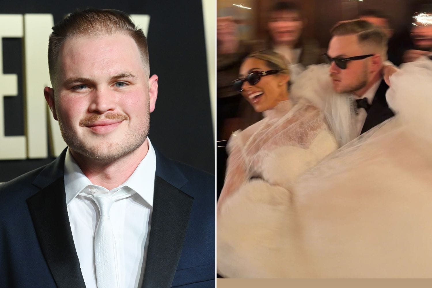 Samantha Leonard posts photos of Zach Bryan’s tearful church wedding in Spain — People.com