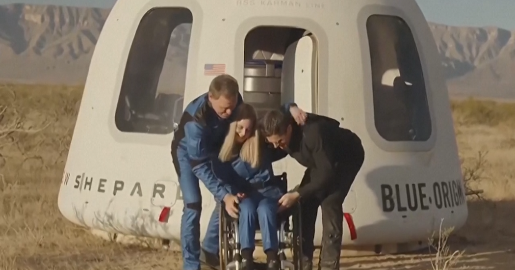 German Paraplegic Engineer Becomes First Wheelchair User on Blue Origin Suborbital Flight — Static01.nyt.com