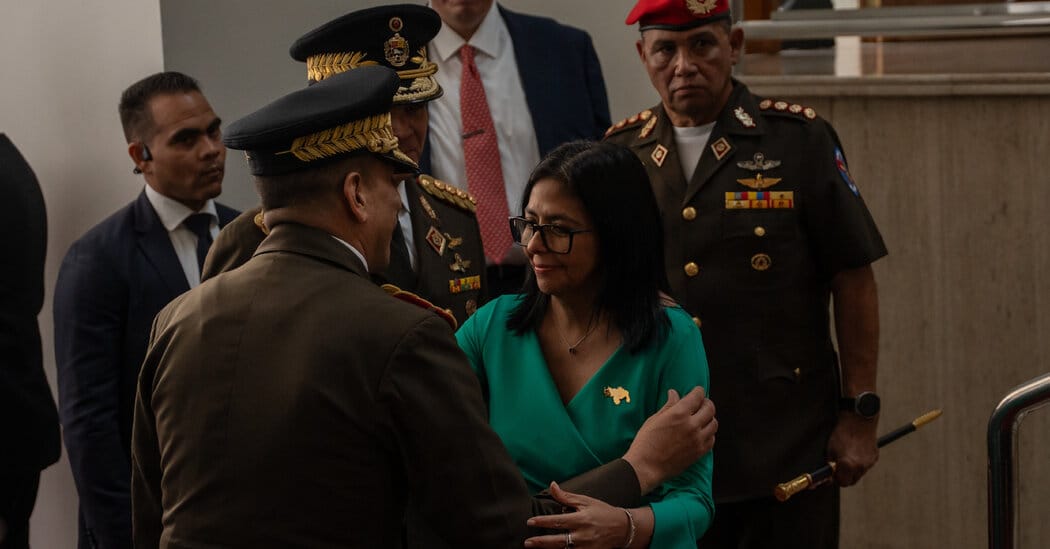 Delcy Rodríguez sworn in as Venezuela’s interim leader as loyalists remain in place — Static01.nyt.com