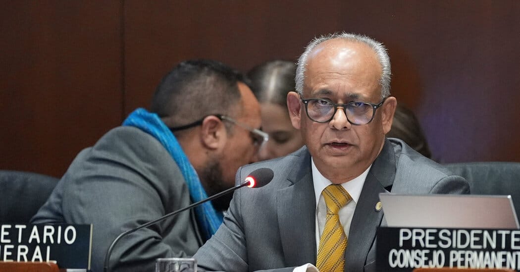 Latin American states condemn U.S. seizure of Maduro at OAS emergency meeting — Static01.nyt.com