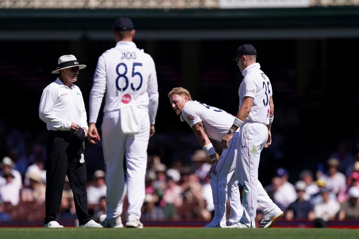 Ben Stokes leaves field with suspected right adductor injury in final Test — Static.independent.co.uk