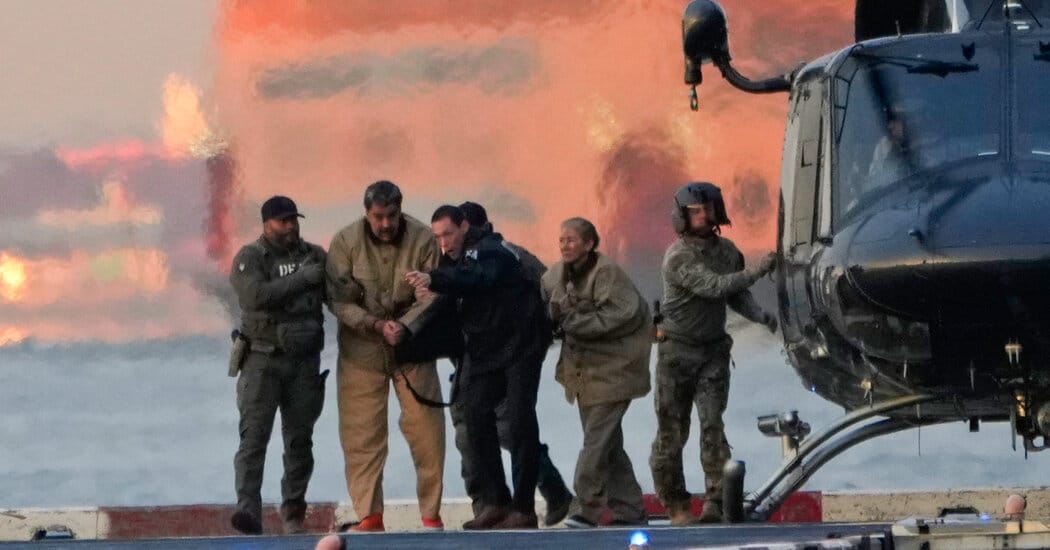 U.S. captures Nicolás Maduro; Delcy Rodríguez sworn in as interim president — Static01.nyt.com