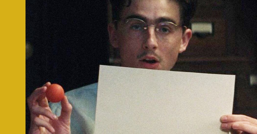 Timothée Chalamet is a leading contender as Oscars historically favour older men — Static01.nyt.com