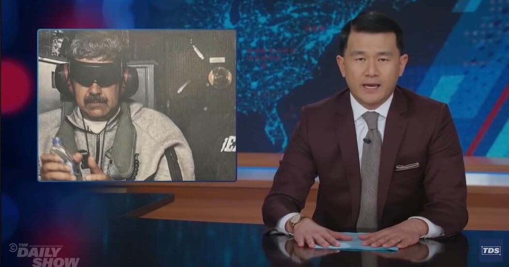 Ronny Chieng Jokes About Trump ‘DoorDash-ing’ Maduro After New York Arraignment — Static01.nyt.com