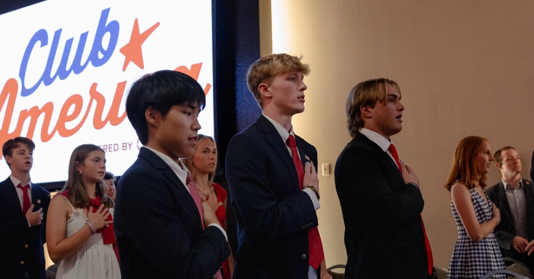 Turning Point USA’s Club America expands into high schools, sparking disputes — Static01.nyt.com