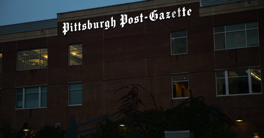Pittsburgh Post-Gazette to cease publication on May 3, owner says — Static01.nyt.com
