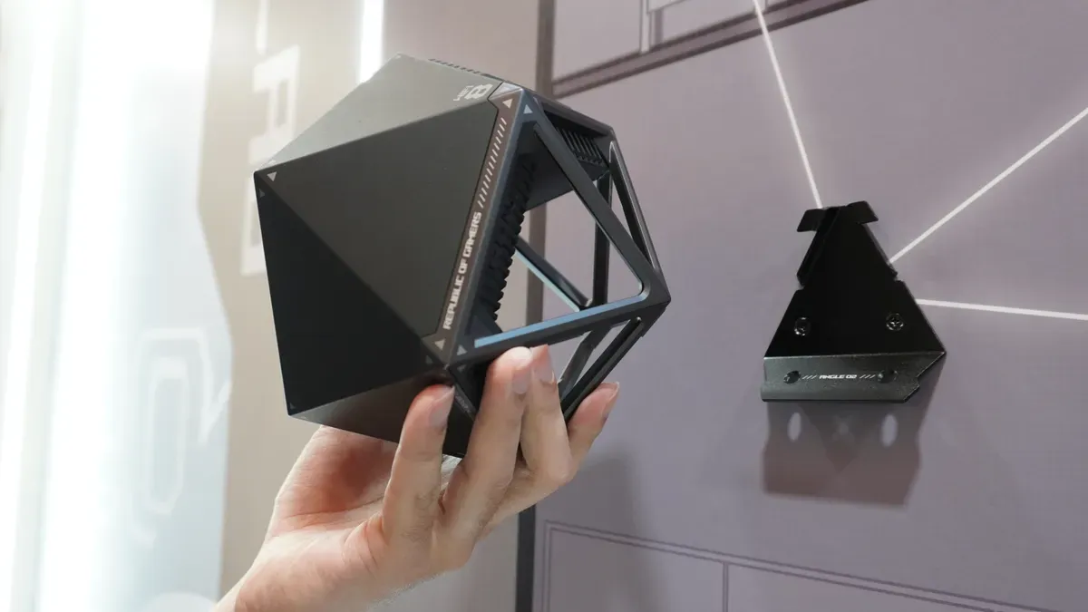 Asus unveils 20-sided ROG NeoCore Wi‑Fi 8 proof of concept at CES 2026 — Zdnet.com