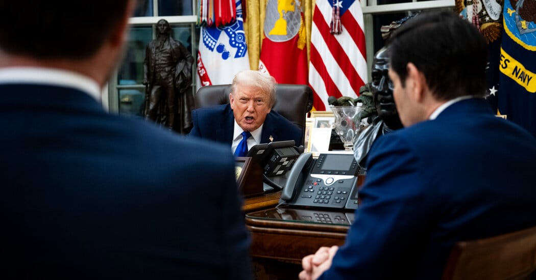 Trump says U.S. will run Venezuela and extract its oil 'for years' — Static01.nyt.com