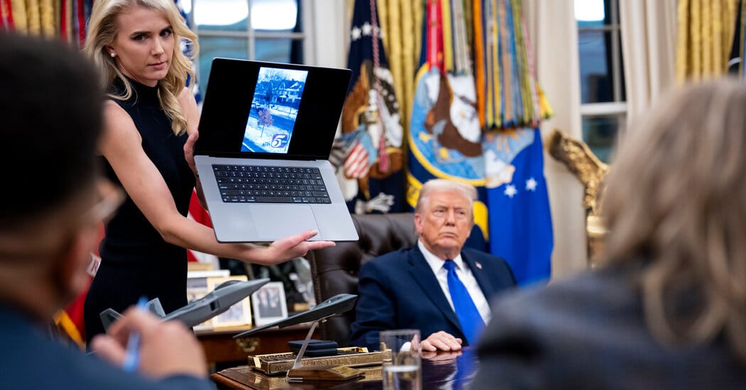 Trump views video of Minneapolis ICE shooting and defends agent’s account — Static01.nyt.com