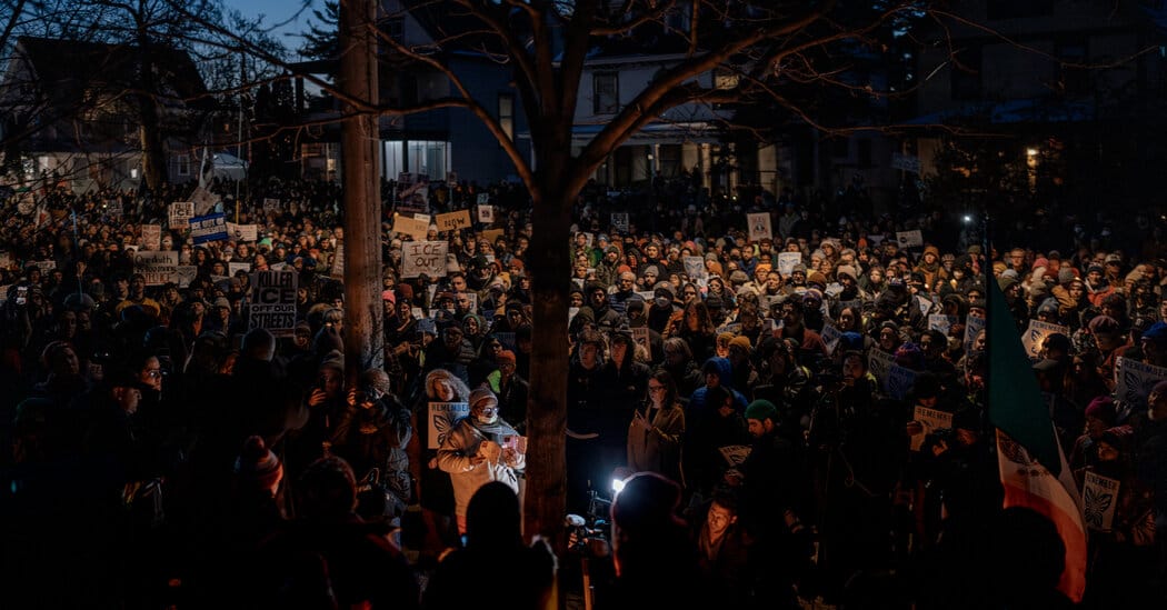 ICE Agent Fatally Shot Minneapolis Woman Amid Federal Immigration Sweep — Static01.nyt.com