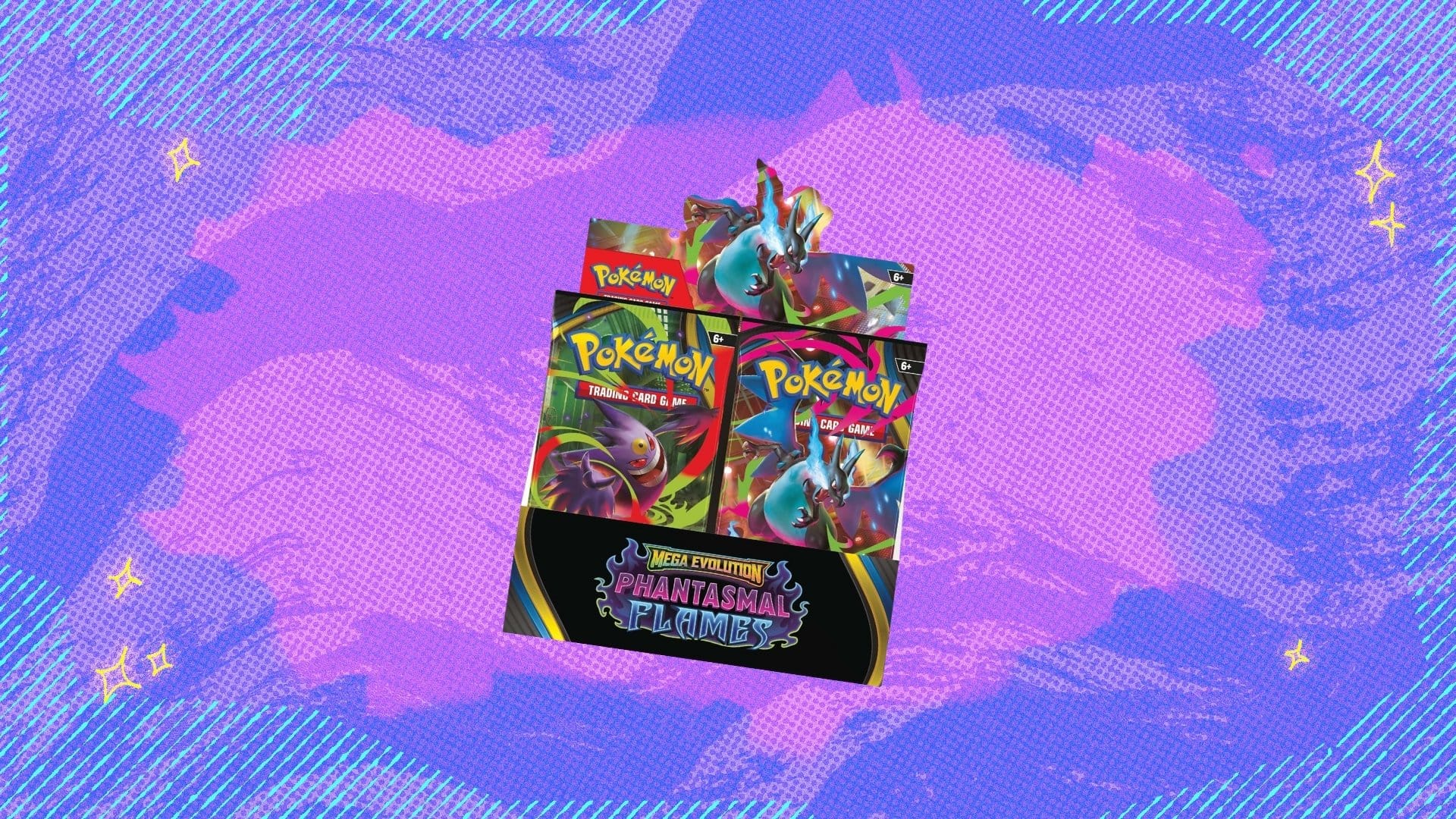 Mega Evolutions Phantasmal Flames booster display box on Amazon for $254.67 — Helios-i.mashable.com