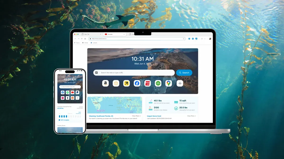 Wave Browser partners with 4ocean to fund global plastic cleanup — Zdnet.com