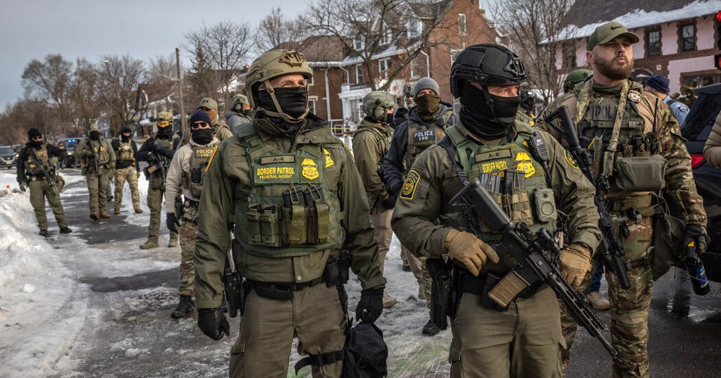 Federal and local law enforcement ties strain after ICE shootings in Minneapolis and Portland — Static01.nyt.com