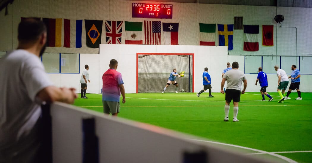 Man v Fat soccer league expands in U.S., drawing hefty players in Dallas suburbs — Static01.nyt.com