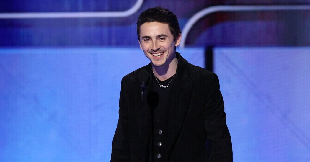 Timothée Chalamet wins Golden Globe for his role in Marty Supreme — Static01.nyt.com