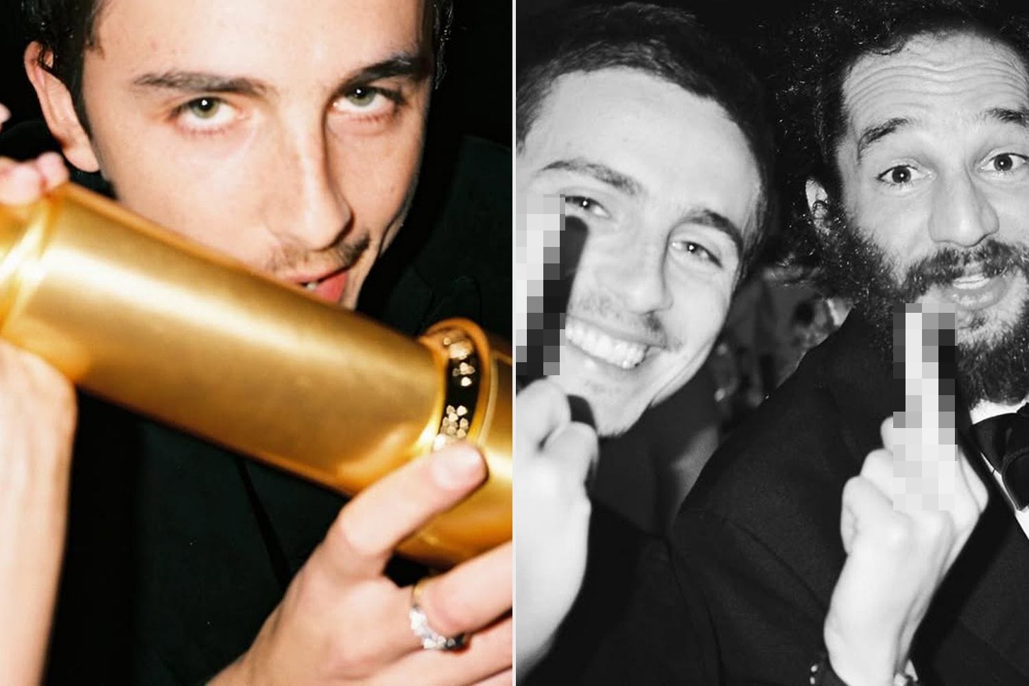 Timothée Chalamet shares Instagram look at Golden Globes night after win — People.com