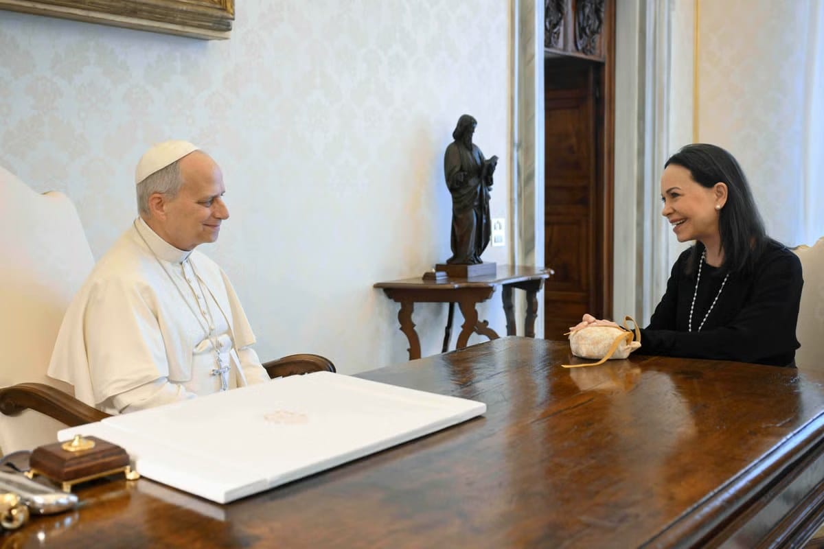 María Corina Machado meets Pope Leo XIV at Vatican to seek prisoners' release — Static.independent.co.uk