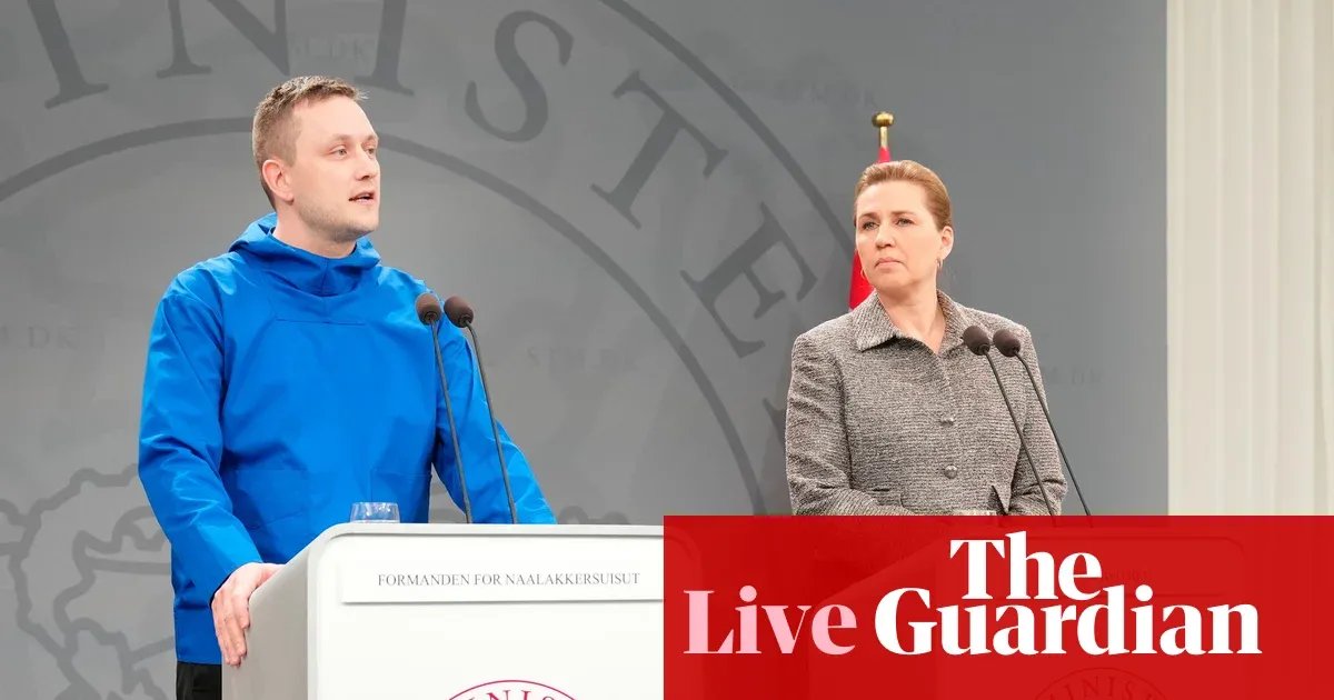 Greenland’s prime minister says territory 'chooses Denmark' ahead of Washington talks — I.guim.co.uk
