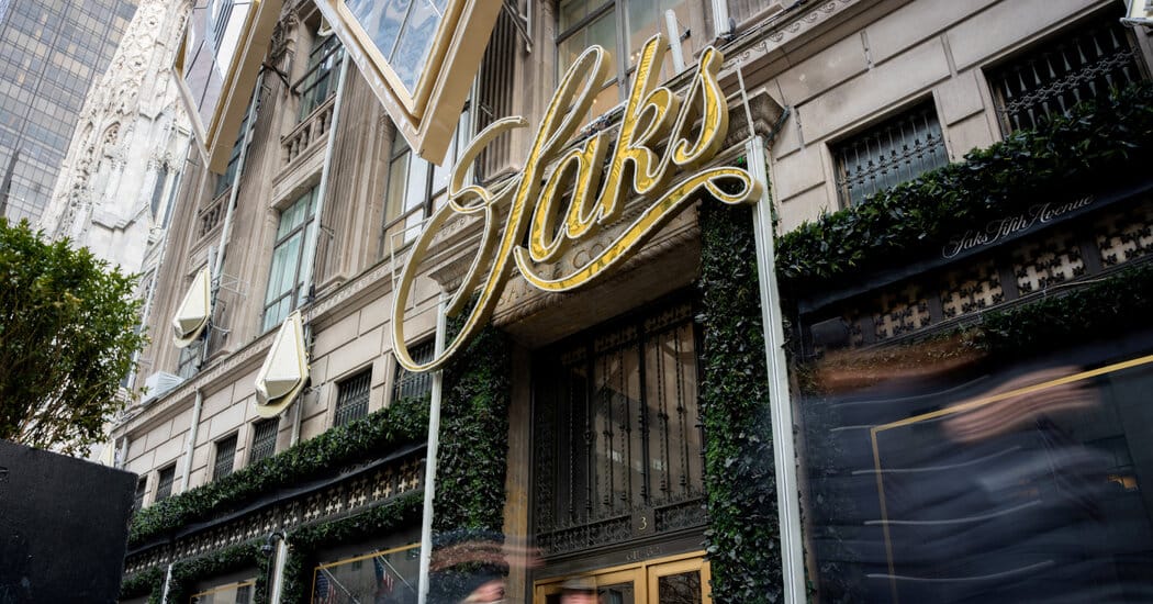Saks Global files for Chapter 11, putting stores and vendors at risk — Static01.nyt.com