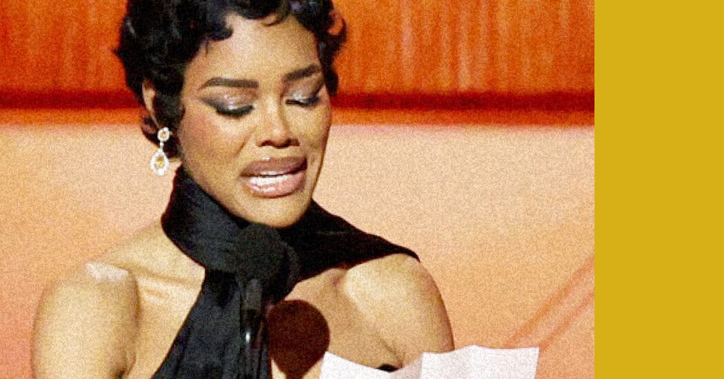 Teyana Taylor’s Golden Globes Speech singled out as awards-season model — Static01.nyt.com