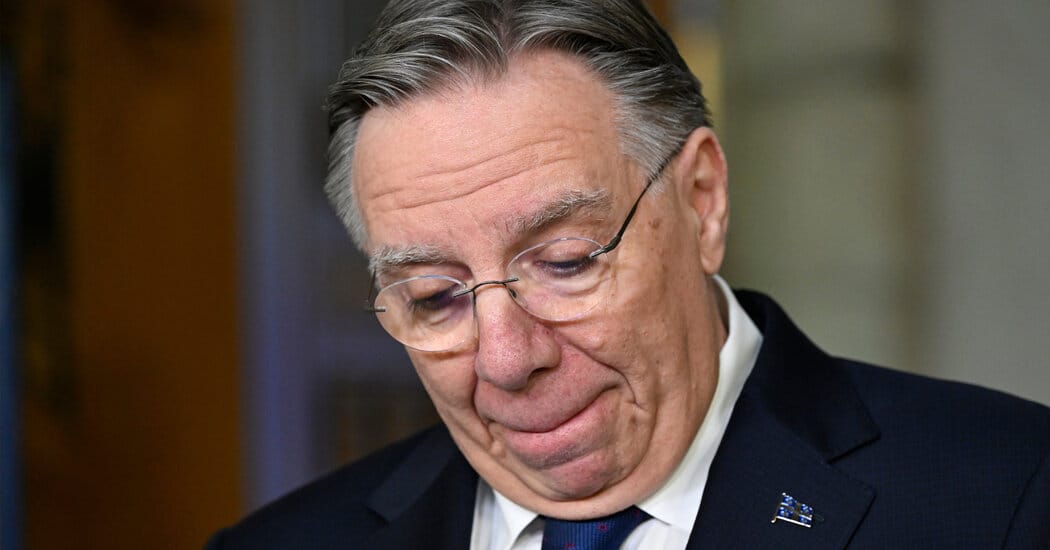 Quebec Premier François Legault to Resign After Seven Years in Office — Static01.nyt.com