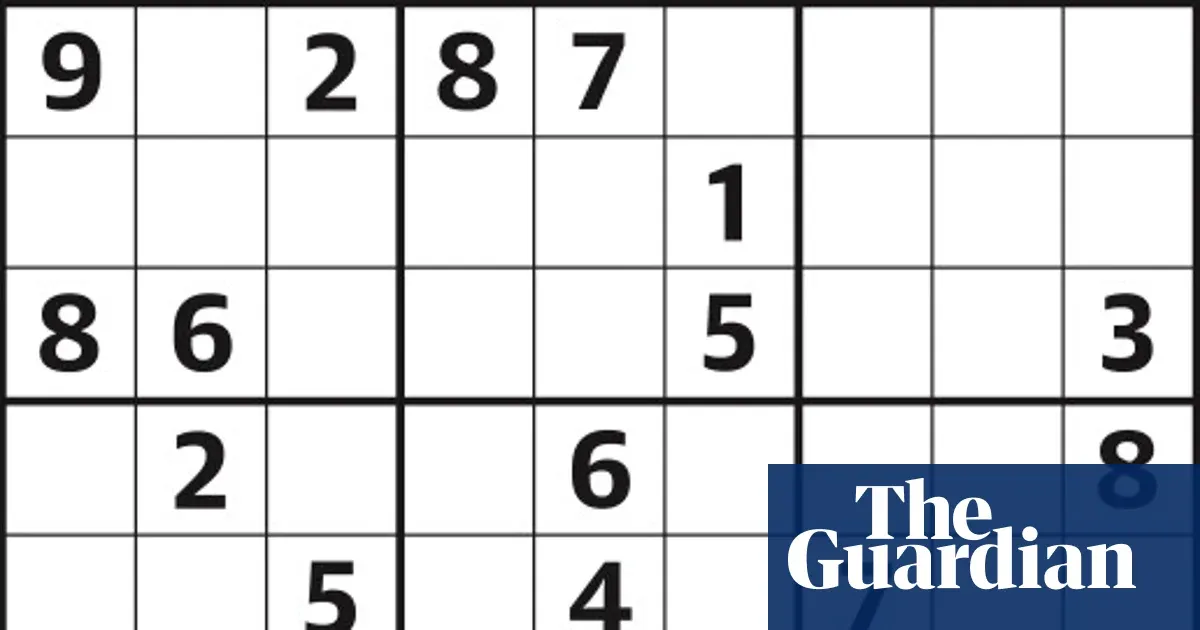 Hard Sudoku puzzle number 7,175 — I.guim.co.uk
