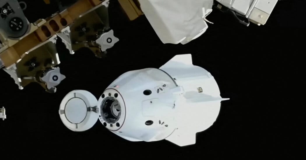 Four astronauts return to Earth after ISS medical evacuation — Static01.nyt.com