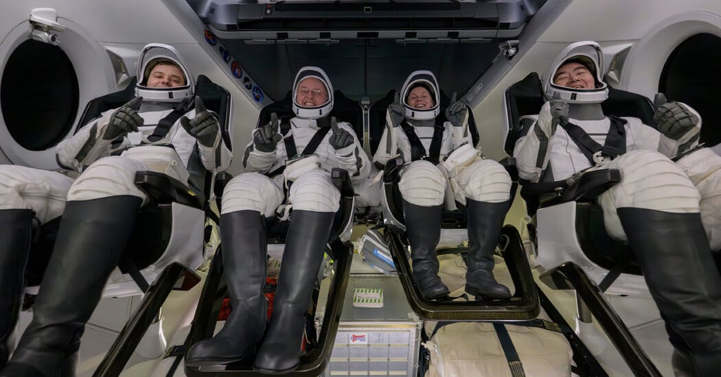 Four Crew‑11 astronauts return to Earth after medical evacuation from ISS — Static01.nyt.com