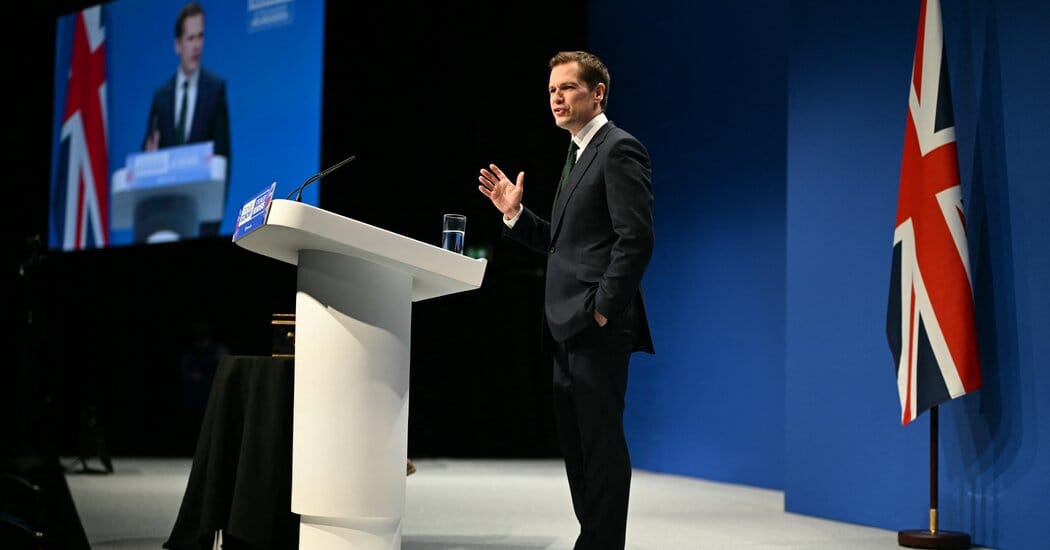 U.K. Conservative leader fires Robert Jenrick over alleged secret defection plot — Static01.nyt.com