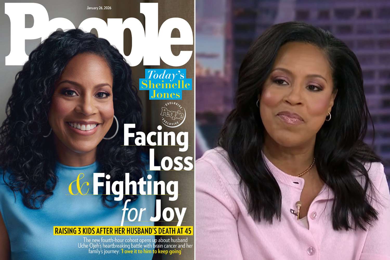Sheinelle Jones' three children had a sweet reaction to her magazine cover — People.com