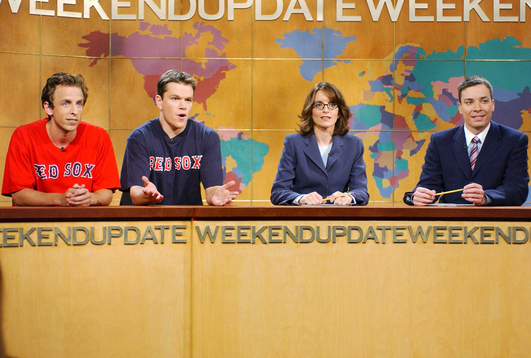Damon and Meyers Help Yankees Fans Handle 2002 Playoff Loss on SNL — Nbc.com