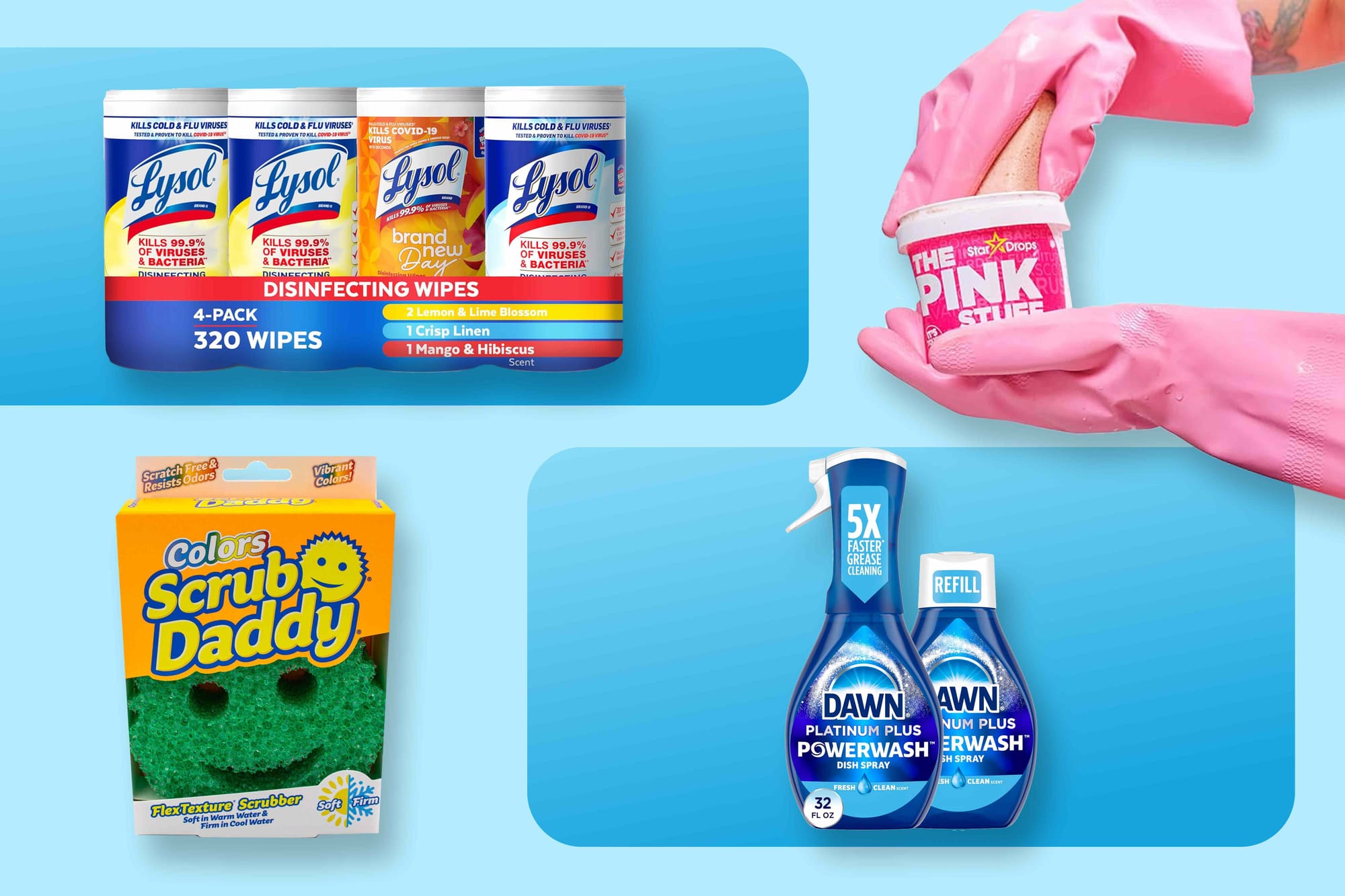 Amazon sells cleaning essentials under $10, including Scrub Daddy and The Pink Stuff — People.com
