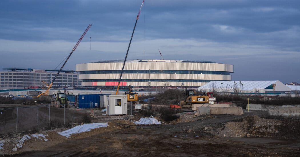 Milan’s unfinished Santa Giulia Arena races to be ready for the Olympics — Static01.nyt.com