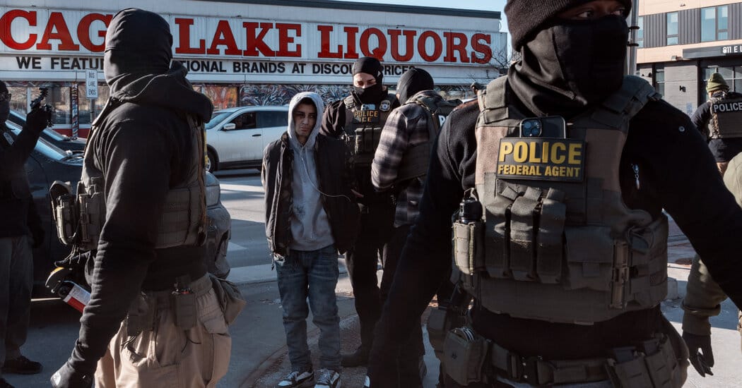 Federal agents detain man on Lake Street as Minneapolis activists confront ICE — Static01.nyt.com