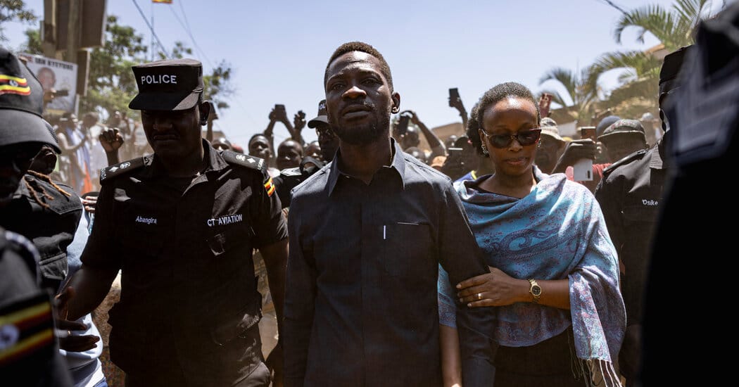 Ugandan police say opposition leader Bobi Wine is restricted to his home — Static01.nyt.com