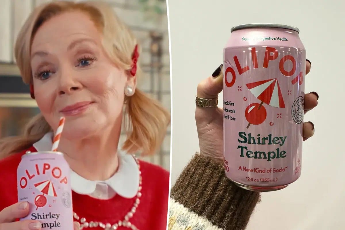 Olipop’s Shirley Temple probiotic soda draws viral buzz in early 2026 — Pagesix.com