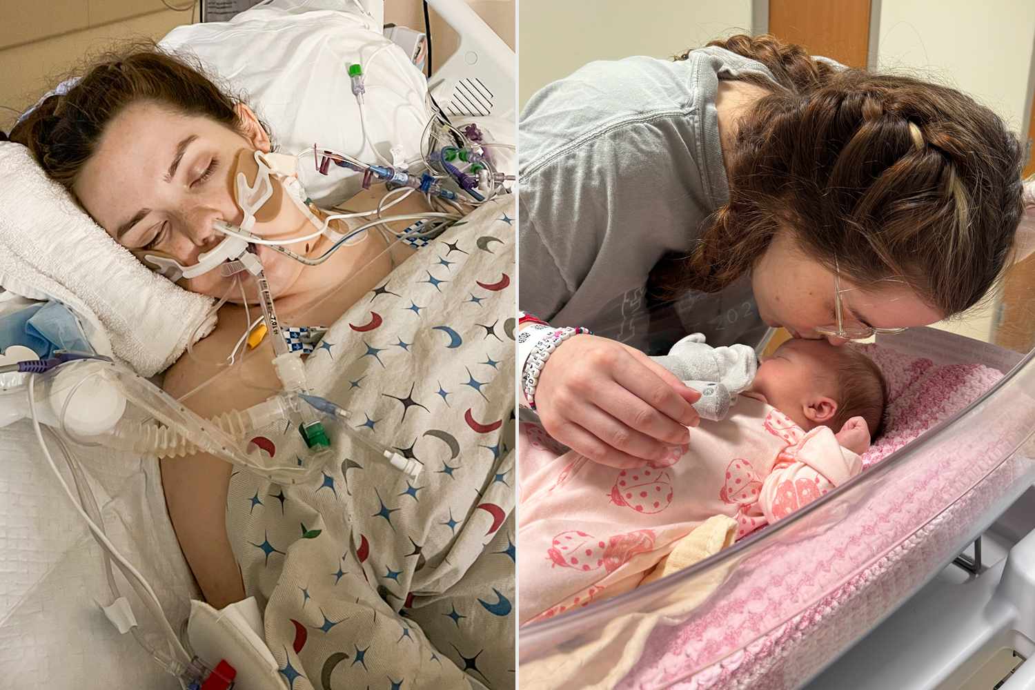 Pregnant woman survives amniotic fluid embolism and emergency C-section — People.com