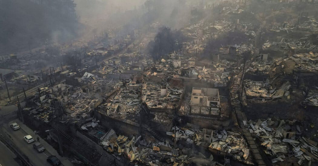 Southern Chile wildfires kill at least 16, force thousands to evacuate — Static01.nyt.com