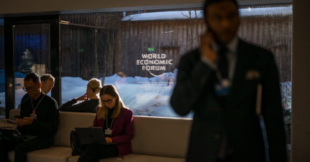 Davos Shifts Focus as Organizers Readied Red Carpet for President Trump — Static01.nyt.com