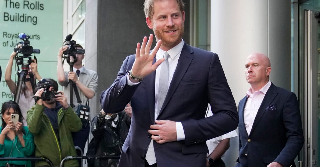 Prince Harry to testify as High Court trial over Daily Mail publisher begins — Static01.nyt.com
