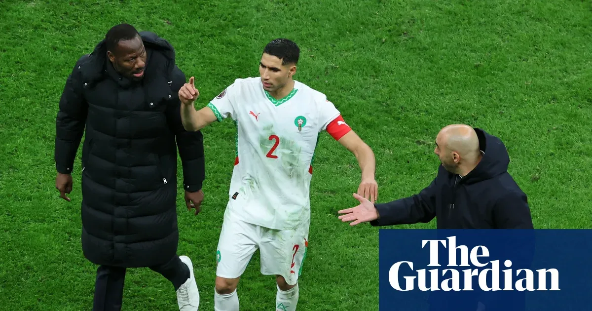 Morocco coach Regragui says Thiaw 'brought shame' after chaotic Afcon final — I.guim.co.uk