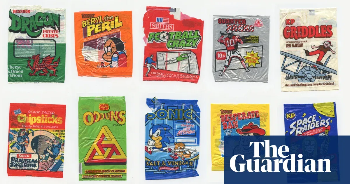 Artist publishes compendium of UK crisp-packet designs from 1970–2000 — I.guim.co.uk