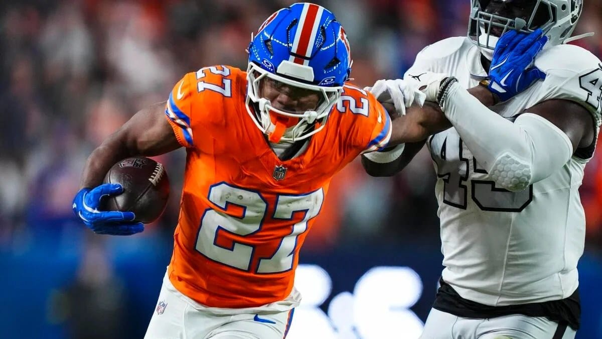 Broncos open practice window for J.K. Dobbins ahead of AFC Championship vs. Patriots — Sportshub.cbsistatic.com