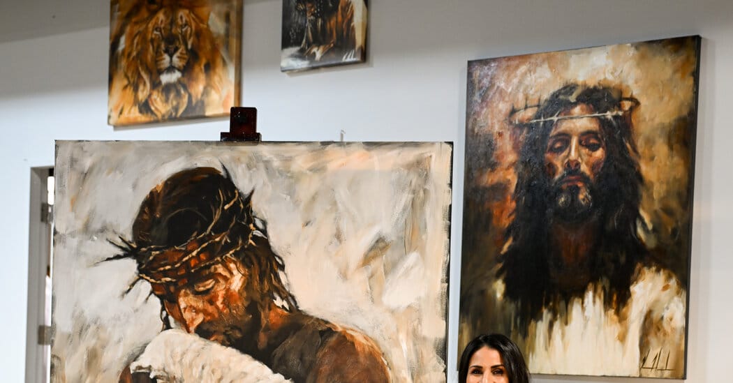 Christian speed painter Vanessa Horabuena sells Mar-a-Lago work for $2.75 million — Static01.nyt.com