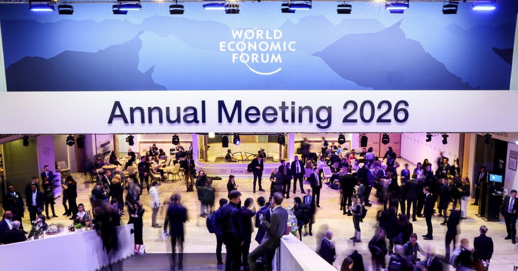 Tech companies and A.I. dominate Davos as Trump’s visit looms — Static01.nyt.com