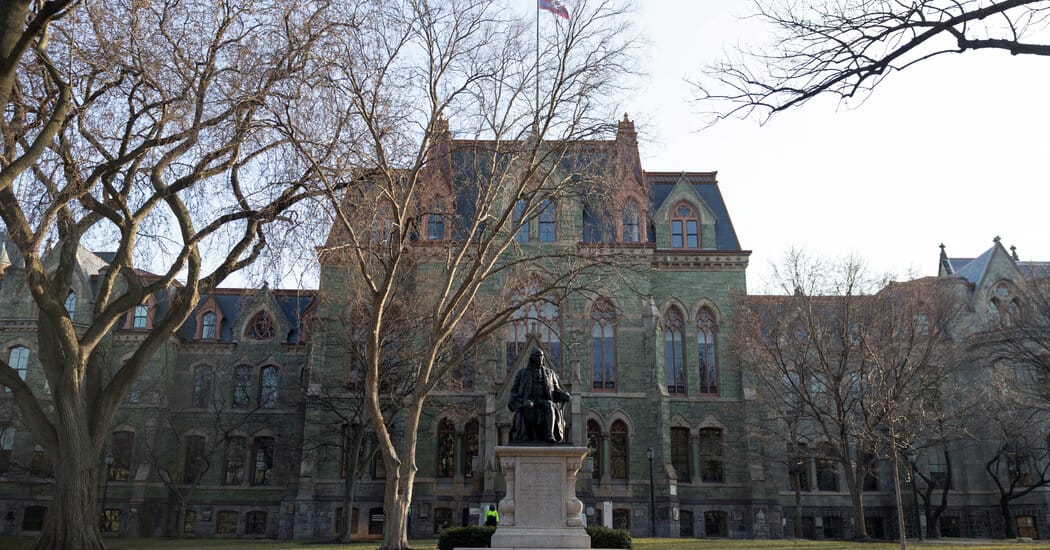 University of Pennsylvania challenges federal demand for lists of Jewish staff — Static01.nyt.com