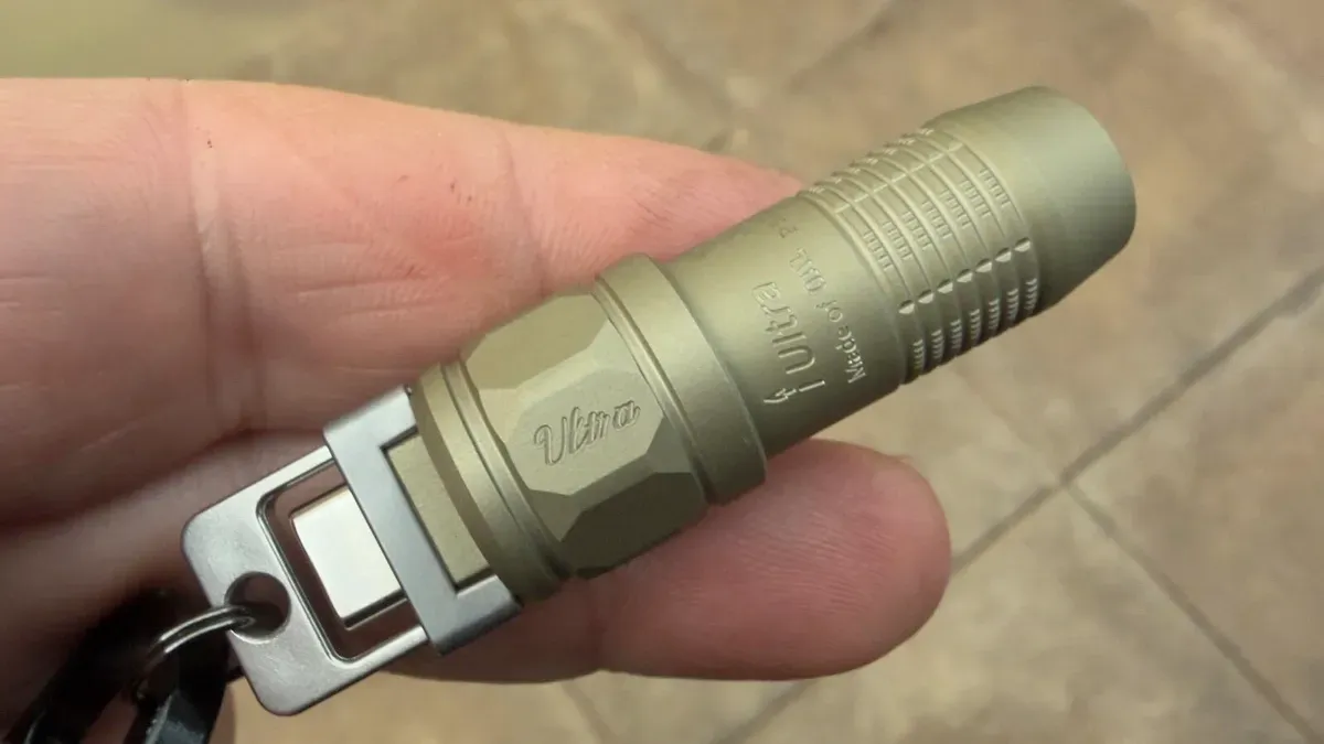 Olight iUltra mini: compact magnetic keychain flashlight with built-in USB-C — Zdnet.com